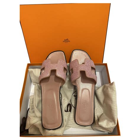 pink hermes oran sandals|hermes oran sandals on sale.